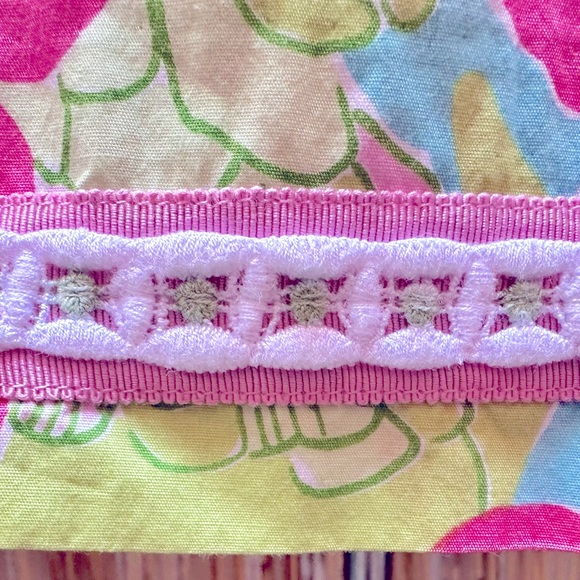 Lilly Pulitzer Strapless Dress, US Size 6, Bird and Flower Pattern - Picture 7 of 8